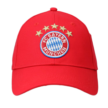 Bayern Monachium dziecięca czapka baseballowa Crest red