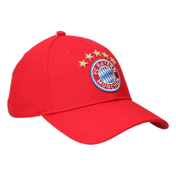 Bayern Monachium dziecięca czapka baseballowa Crest red