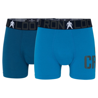 Cristiano Ronaldo bokserki chłopięce 2pack CR7 Bamboo blue