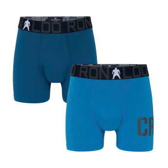 Cristiano Ronaldo bokserki chłopięce 2pack CR7 Bamboo blue