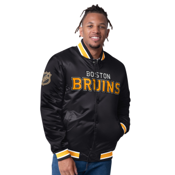 Boston Bruins kurtka męska The CLOSER Reversible Varsity Satin