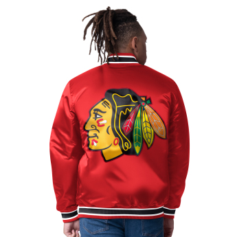 Chicago Blackhawks kurtka męska The CLOSER Reversible Varsity Satin