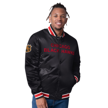 Chicago Blackhawks kurtka męska The CLOSER Reversible Varsity Satin