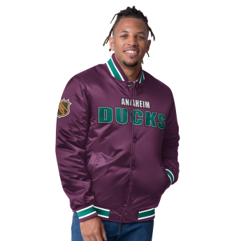 Anaheim Ducks kurtka męska The CLOSER Reversible Varsity Satin