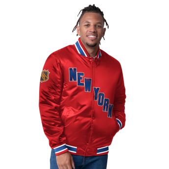 New York Rangers kurtka męska The CLOSER Reversible Varsity Satin