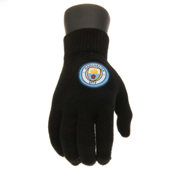 Manchester City rękawice dziecięce black