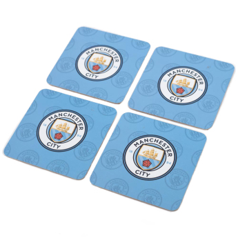Manchester City podkładki 4pk Cork