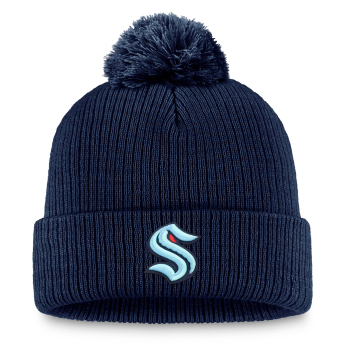 Seattle Kraken czapka zimowa A/CAP Beanie Cuff Pom