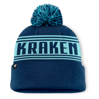 Seattle Kraken czapka zimowa A/CAP Beanie Cuff W/Pom