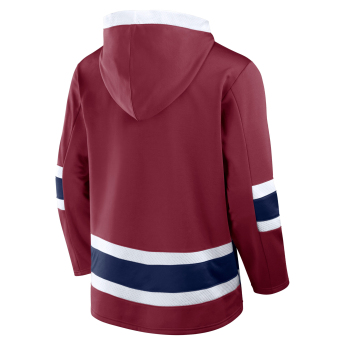 Colorado Avalanche męska bluza z kapturem Mens Laced Hockey