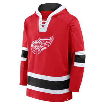 Detroit Red Wings męska bluza z kapturem Mens Laced Hockey
