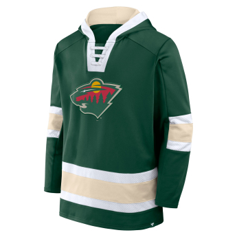 Minnesota Wild męska bluza z kapturem Mens Laced Hockey