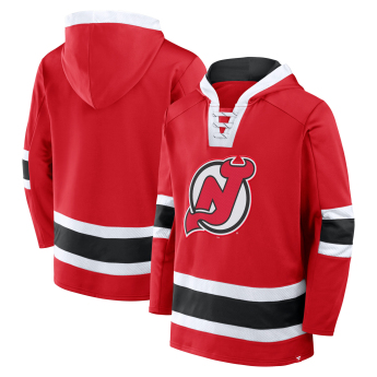 New Jersey Devils męska bluza z kapturem Mens Laced Hockey