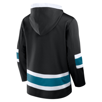 San Jose Sharks męska bluza z kapturem Mens Laced Hockey