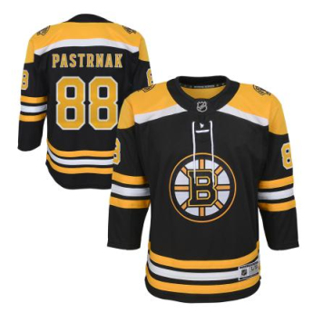 Boston Bruins dziecięca koszulka meczowa David Pastrnak Premier Home