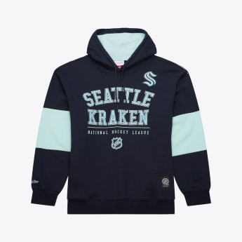 Seattle Kraken męska bluza z kapturem Retro Fleece Current Logo
