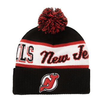 New Jersey Devils czapka zimowa Block Sweep Pom Knit