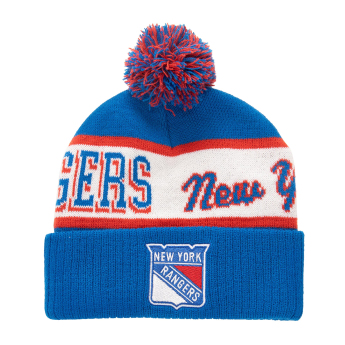 New York Rangers czapka zimowa Block Sweep Pom Knit