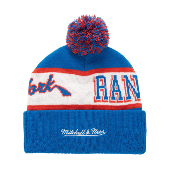 New York Rangers czapka zimowa Block Sweep Pom Knit