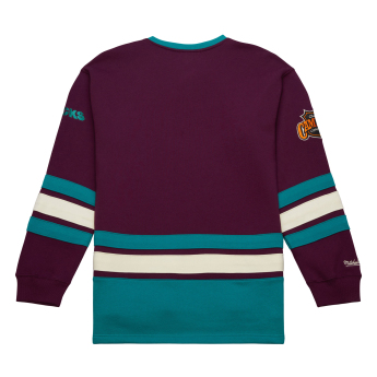 Anaheim Ducks bluza męska Heritage Lace-Up Crew Vintage Logo