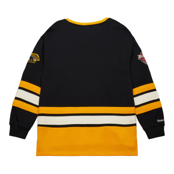 Boston Bruins bluza męska Heritage Lace-Up Crew Vintage Logo