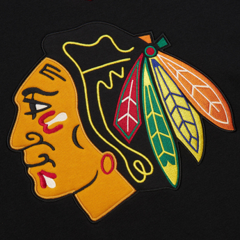 Chicago Blackhawks bluza męska Heritage Lace-Up Crew Vintage Logo