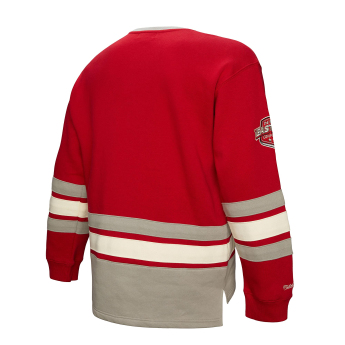 Detroit Red Wings bluza męska Heritage Lace-Up Crew Vintage Logo