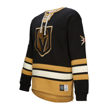 Vegas Golden Knights bluza męska Heritage Lace-Up Crew Vintage Logo