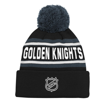 Vegas Golden Knights czapka zimowa dziecięca wordmark cuffed pom