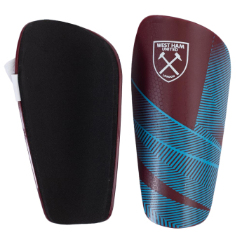 West Ham United ochraniacze dla dzieci Fuse Shin Pads Youths 10 to 12 years