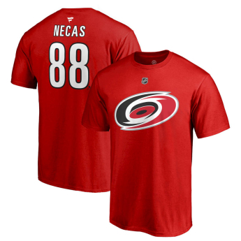 Carolina Hurricanes koszulka męska Martin Nečas #88 Stack Logo Name & Number