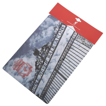 Liverpool tablica na ścianę Shankly Gates Large