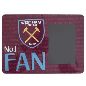 West Ham United ramka na zdjęcie No1 Fan 12cm x 8.5cm