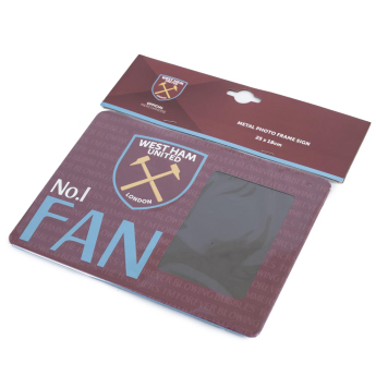 West Ham United ramka na zdjęcie No1 Fan 12cm x 8.5cm