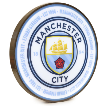 Manchester City tabliczka LED 12 Inch Wall Light