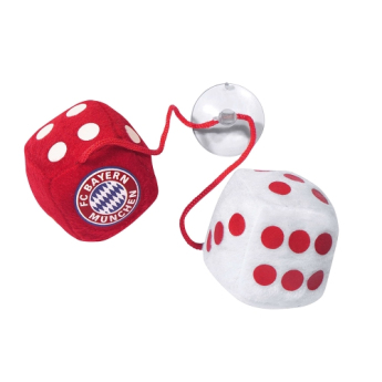 Bayern Monachium kostki do samochodu red and white