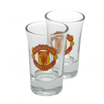 Manchester United kieliszek 2pk Shot Glass Set