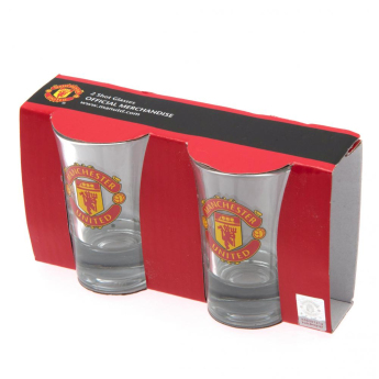 Manchester United kieliszek 2pk Shot Glass Set