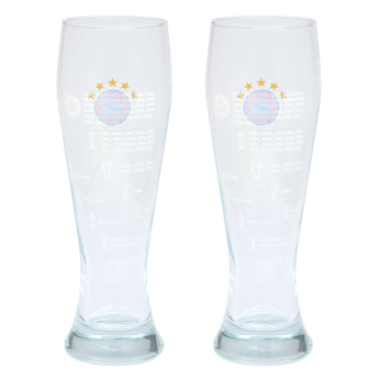 Bayern Monachium zestaw szklanek Weissbier Crest