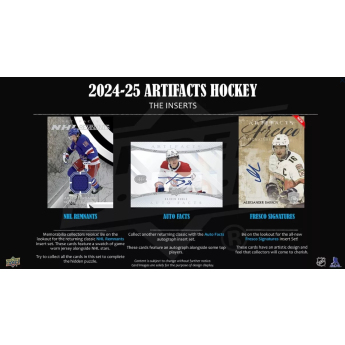 NHL pudełka karty hokejowe NHL 2024-25 Upper Deck Artifacts Blaster Box