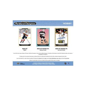 NHL pudełka karty hokejowe NHL 2023-24 Upper Deck Parkhurst Champions Hockey Hobby box