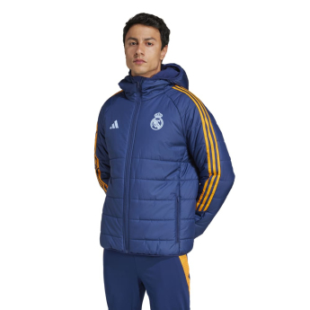Real Madryt męska kurtka zimowa Winter navy