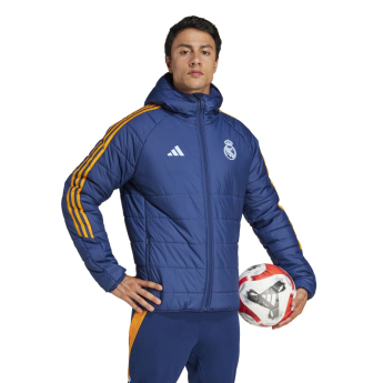 Real Madryt męska kurtka zimowa Winter navy
