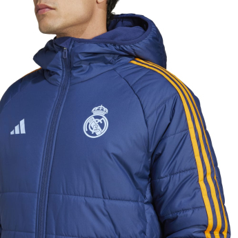 Real Madryt męska kurtka zimowa Winter navy