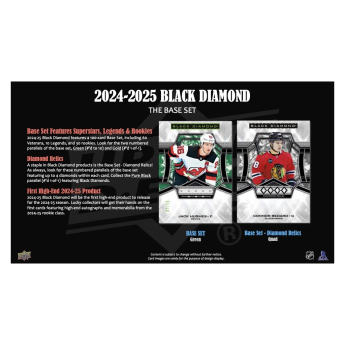 NHL pudełka karty hokejowe NHL 2024-25 Upper Deck Black Diamond Hockey Hobby Box