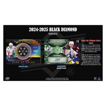NHL pudełka karty hokejowe NHL 2024-25 Upper Deck Black Diamond Hockey Hobby Box