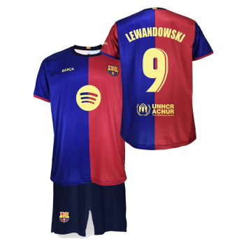 Barcelona zestaw dziecięcy replica 24/25 Home Lewandowski