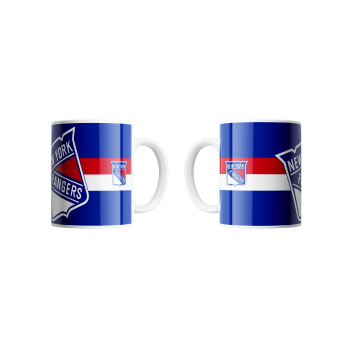 New York Rangers kubek TRIPLE LOGO (450ml)
