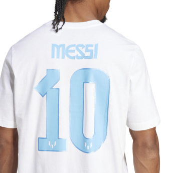Lionel Messi koszulka męska MESSI Name and number white