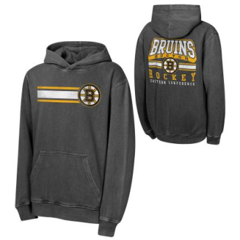 Boston Bruins dziecięca bluza z kapturem Cross Fade Pigment Dyed Gw Hd